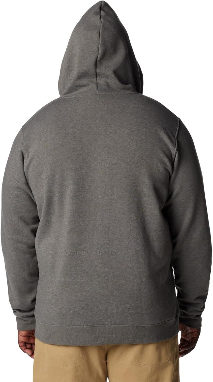 imageColumbia mens Trek HoodieCharcoal Heather Treeline Flag Graphic