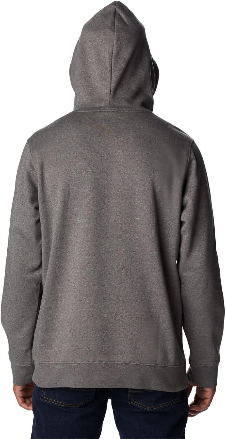 imageColumbia mens Trek HoodieCharcoal HeatherCsc Sleeve Logo