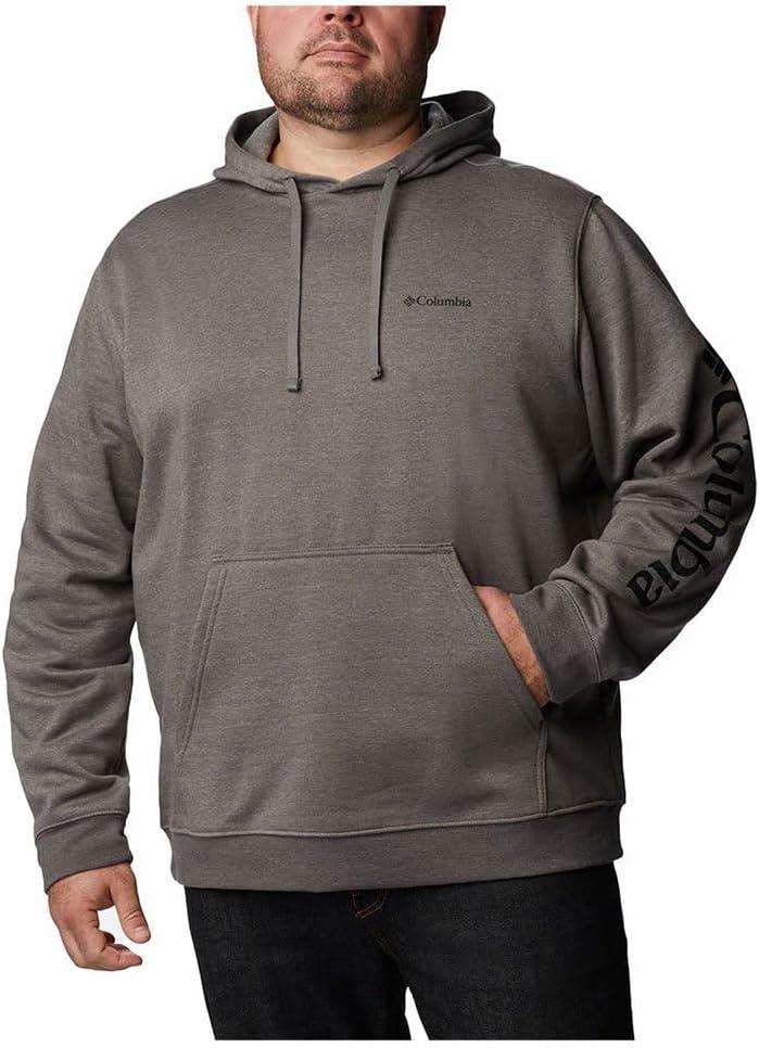 imageColumbia mens Trek HoodieCharcoal HeatherCsc Sleeve Logo