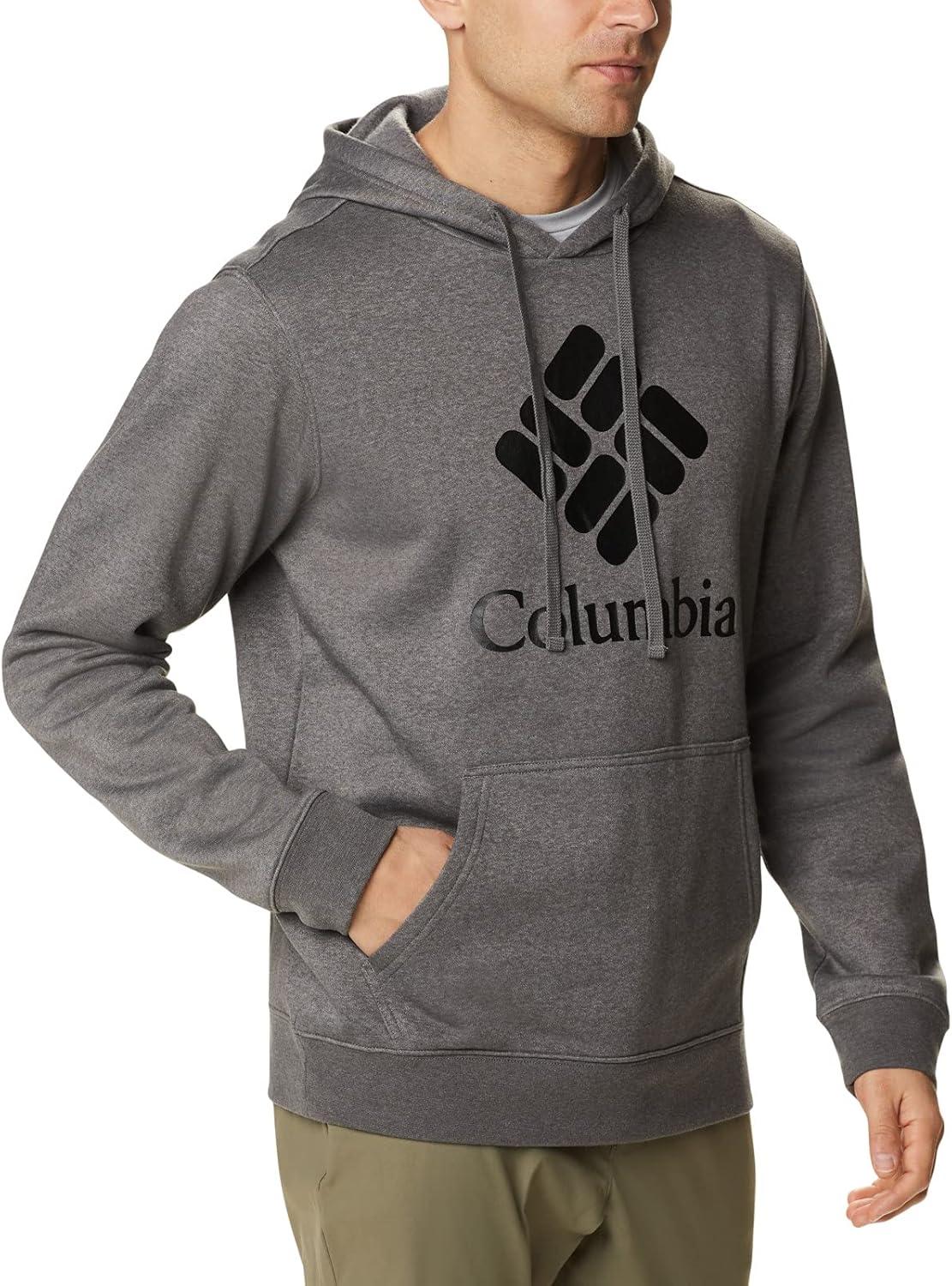imageColumbia mens Trek HoodieCharcoal HeatherCsc Stacked Logo