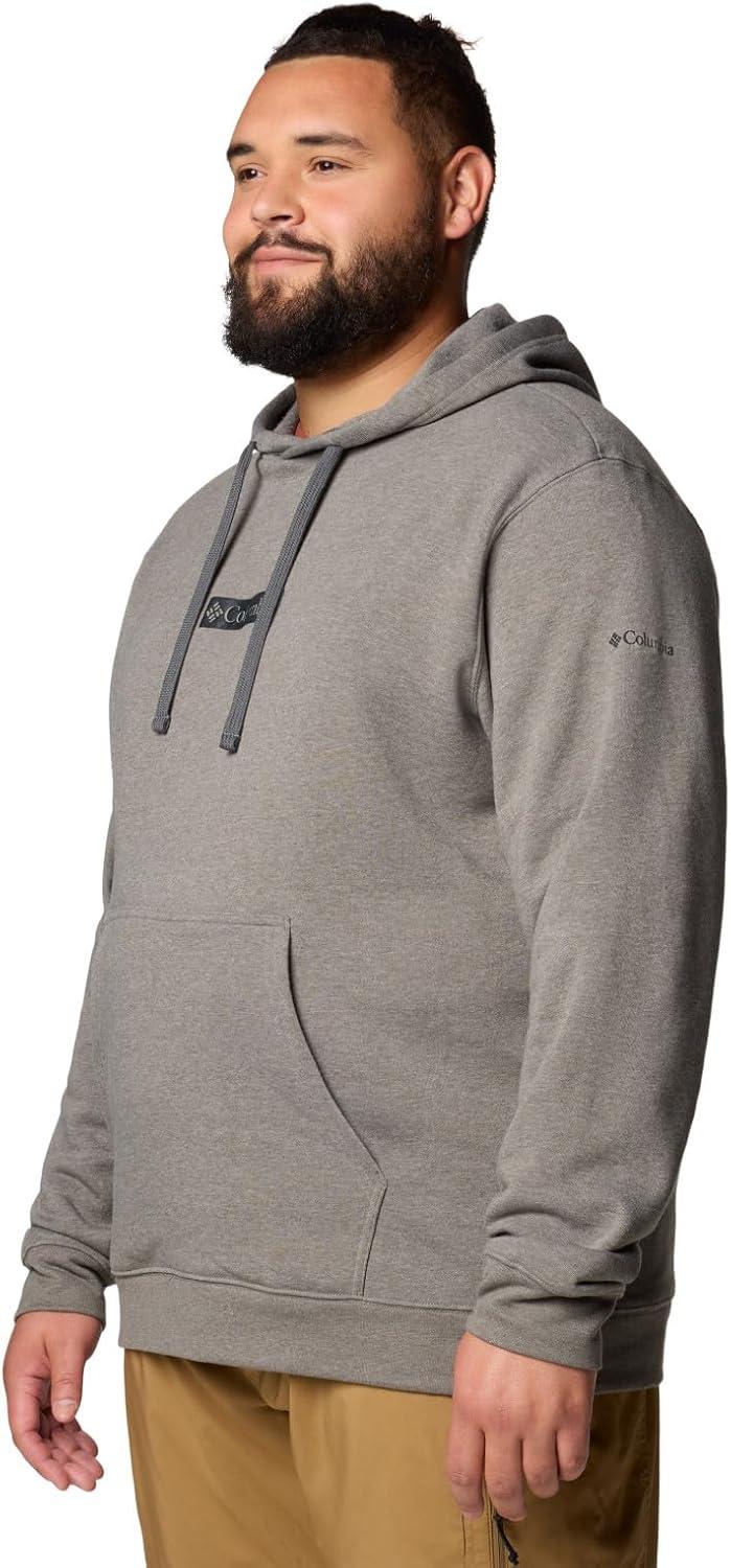 imageColumbia mens Trek HoodieCharcoal HeatherPuff Box Gem Logo