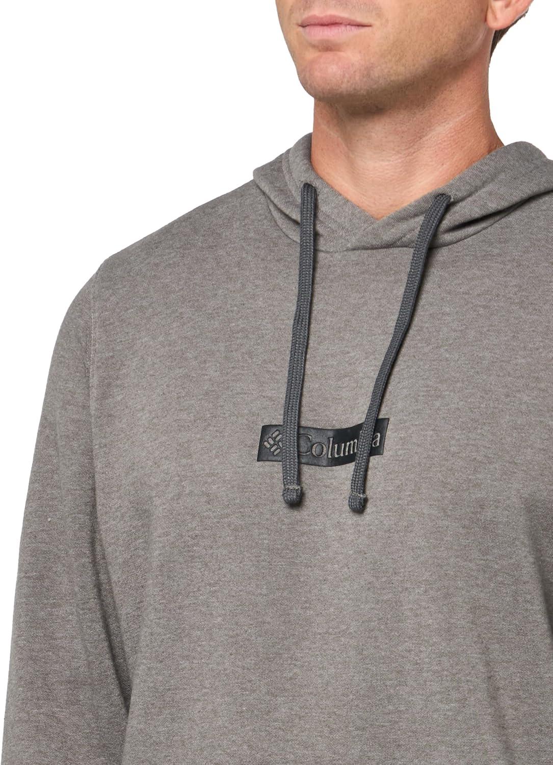 imageColumbia mens Trek HoodieCharcoal HeatherPuff Box Gem Logo