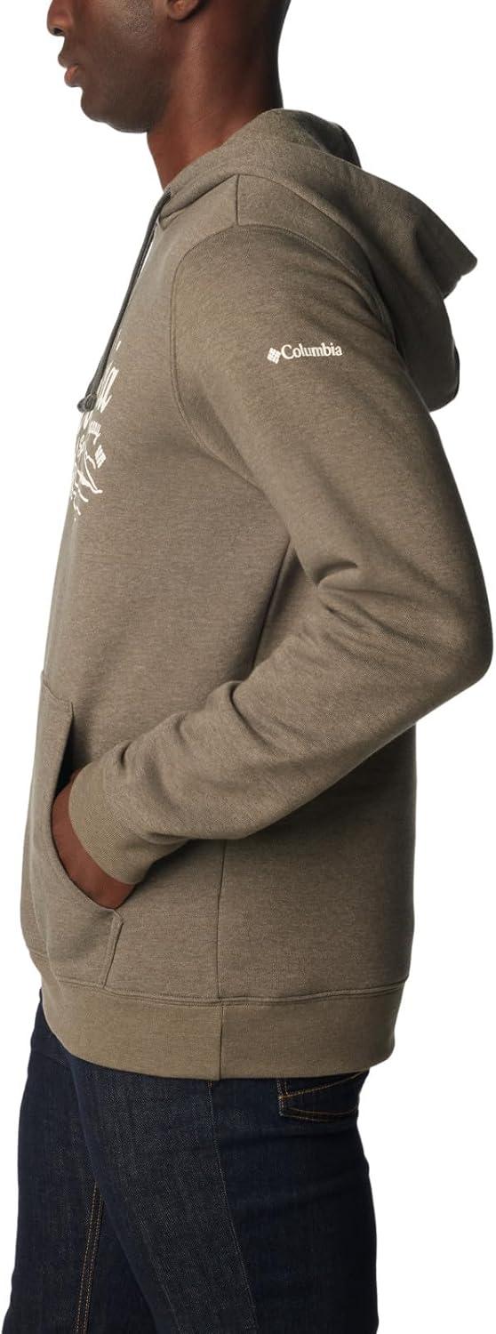 imageColumbia mens Trek HoodieCharcoal HeatherScripted Scene