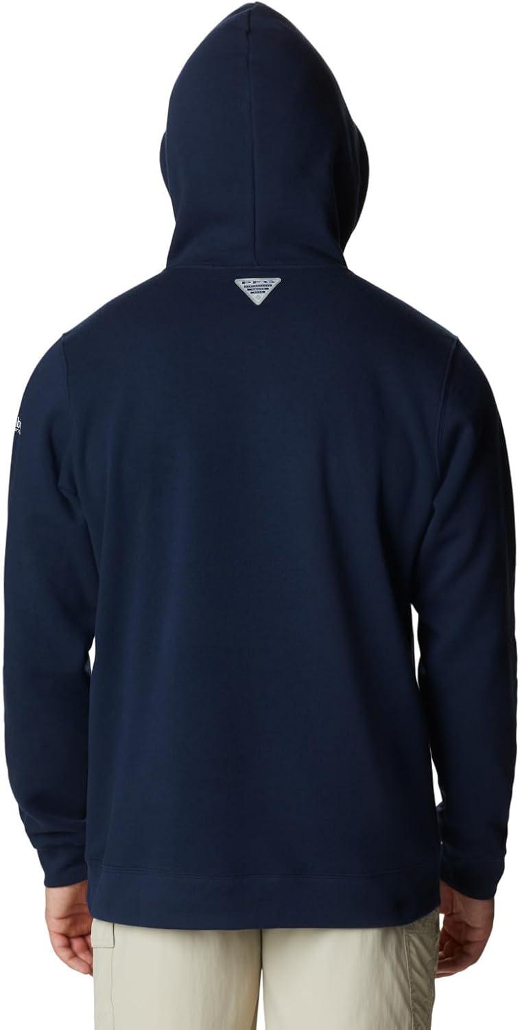 imageColumbia mens Trek HoodieCollegiate Navy Freshwater Graphic