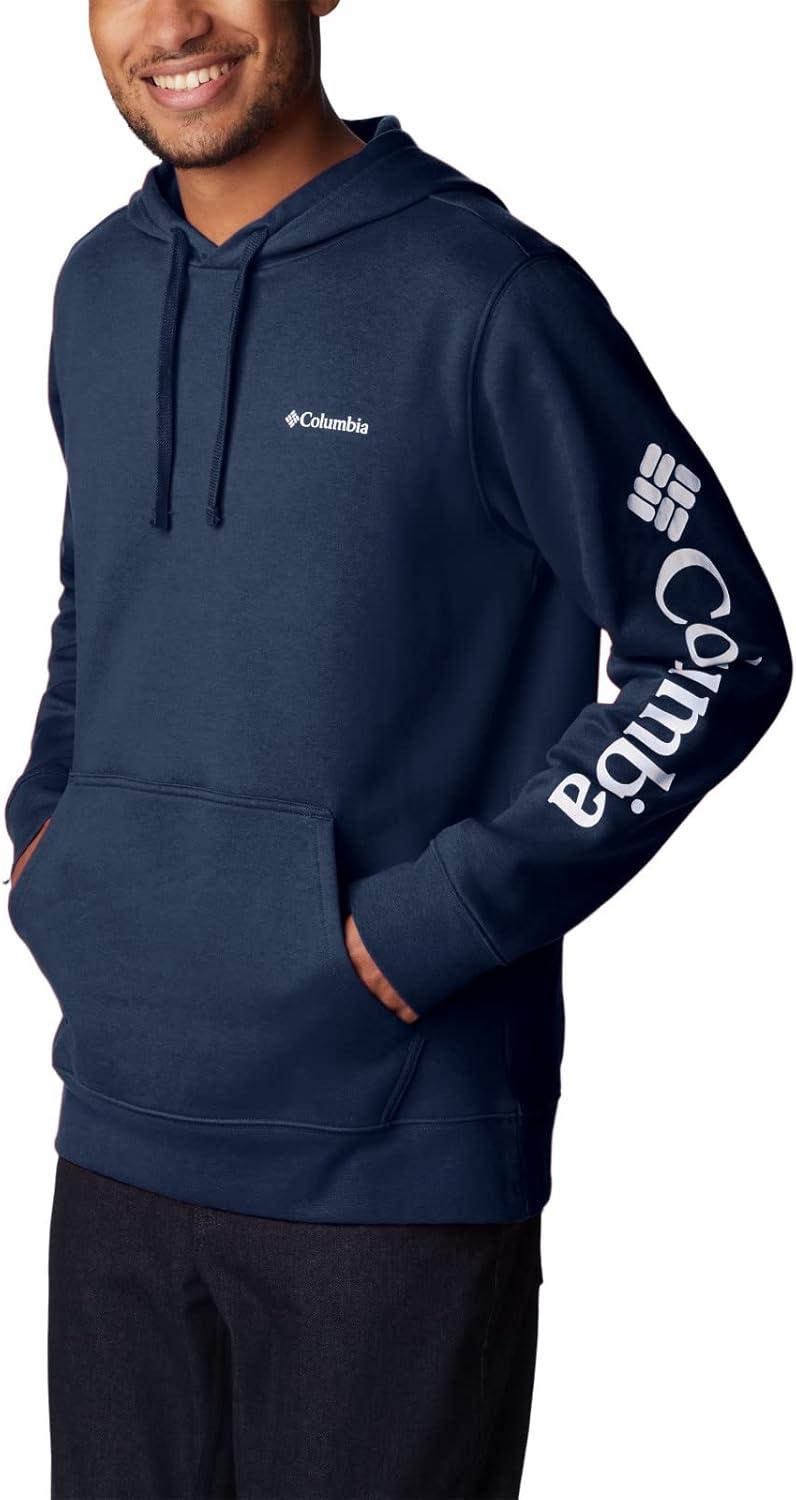 imageColumbia mens Trek HoodieCollegiate NavyCsc Sleeve Logo