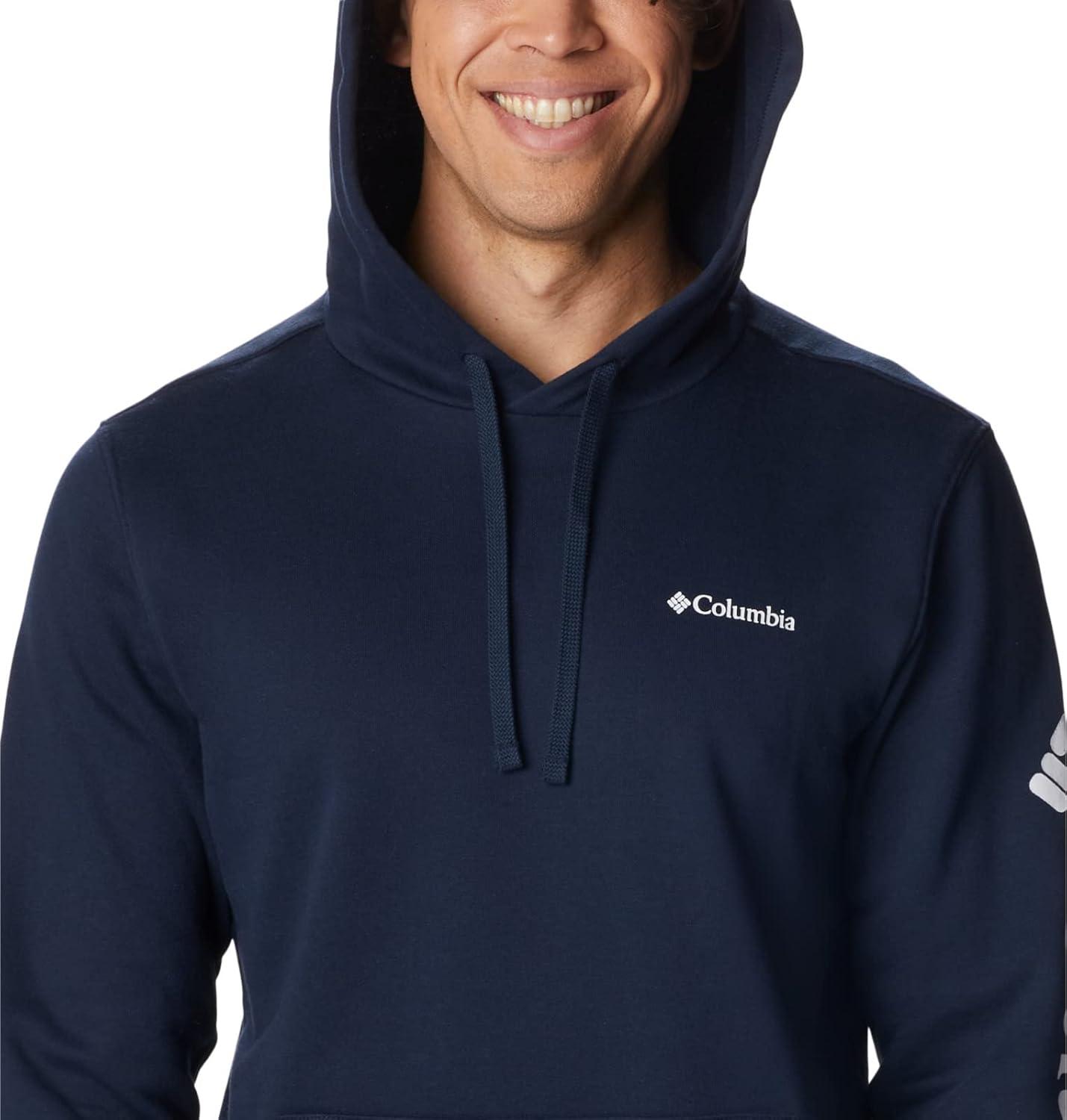 imageColumbia mens Trek HoodieCollegiate NavyCsc Sleeve Logo