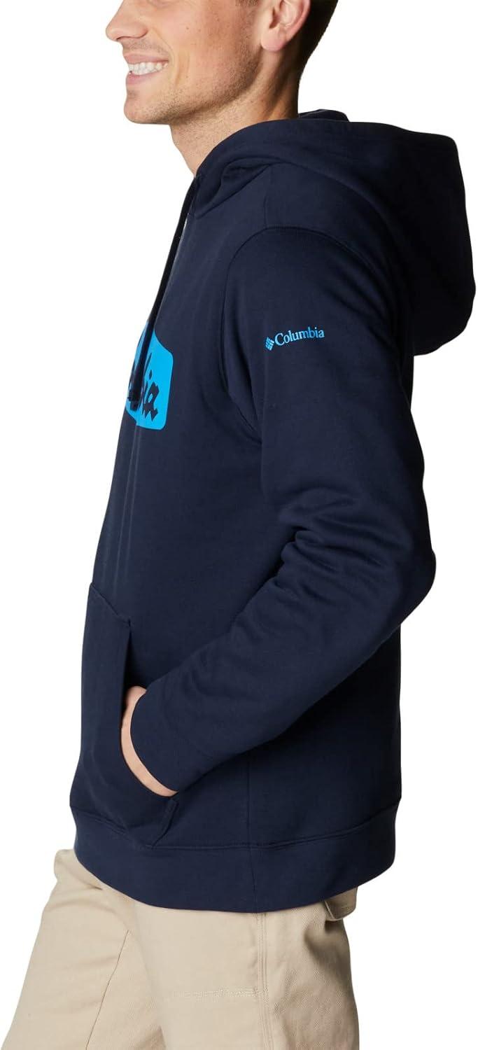 imageColumbia mens Trek HoodieCollegiate NavyHex Script