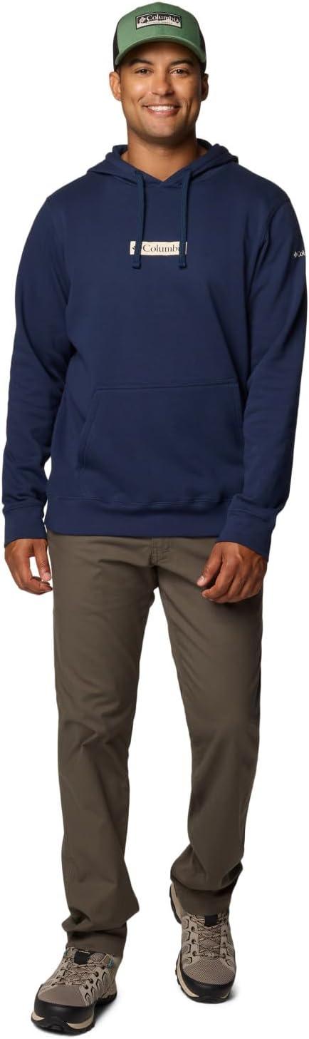 imageColumbia mens Trek HoodieCollegiate NavyPuff Box Gem Logo