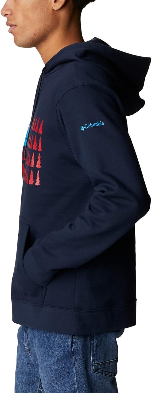 imageColumbia mens Trek HoodieCollegiate NavyTreestriped Flag