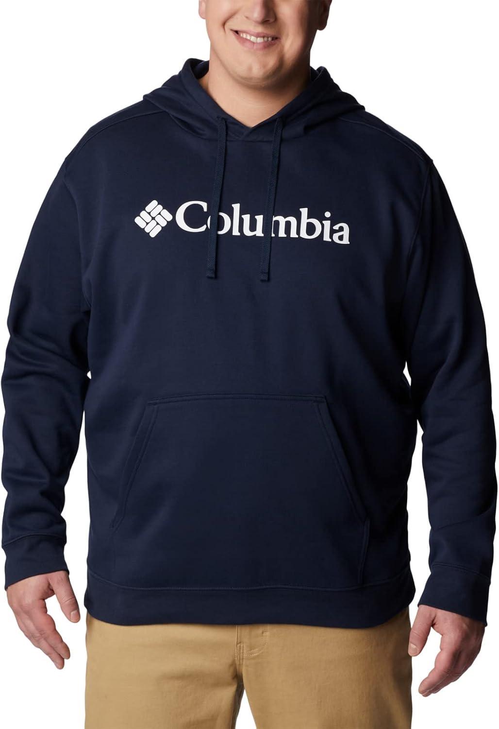 imageColumbia mens Trek HoodieCollegiate NavyWhite