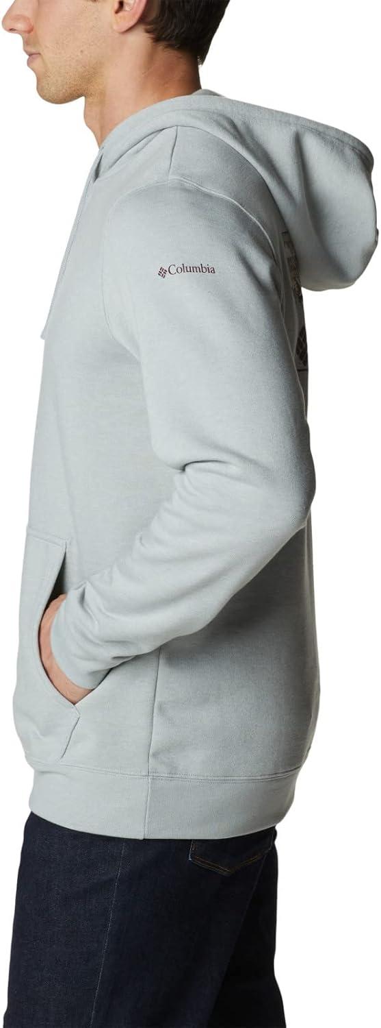 imageColumbia mens Trek HoodieColm Grey Hthr Checkered Range Graphic