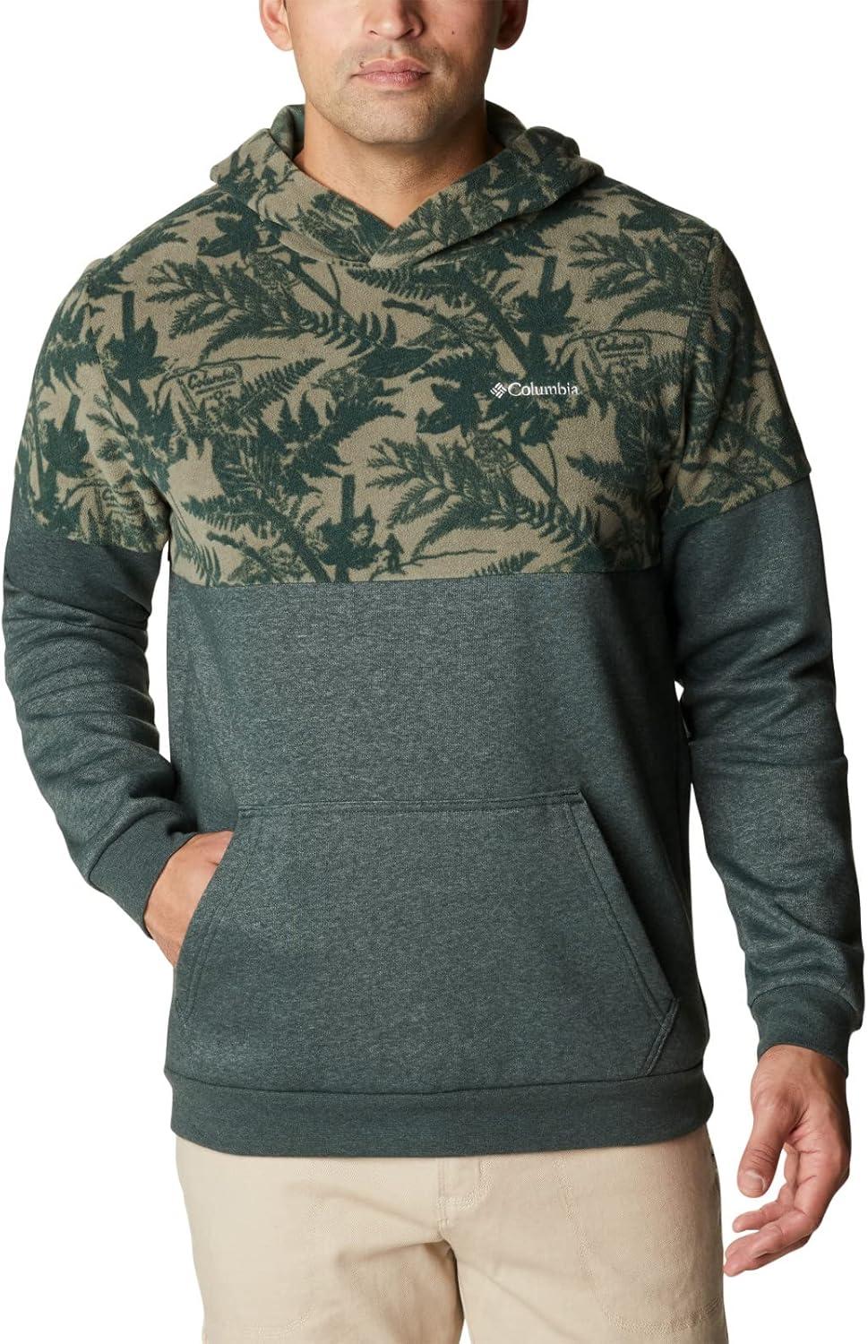 imageColumbia mens Trek HoodieDark CoralCentered Gem Logo