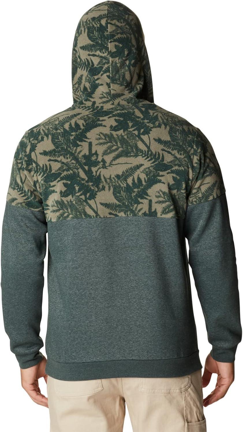 imageColumbia mens Trek HoodieDark CoralCentered Gem Logo