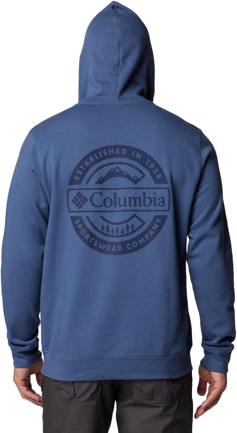 imageColumbia mens Trek HoodieDark Mountain Button Badge