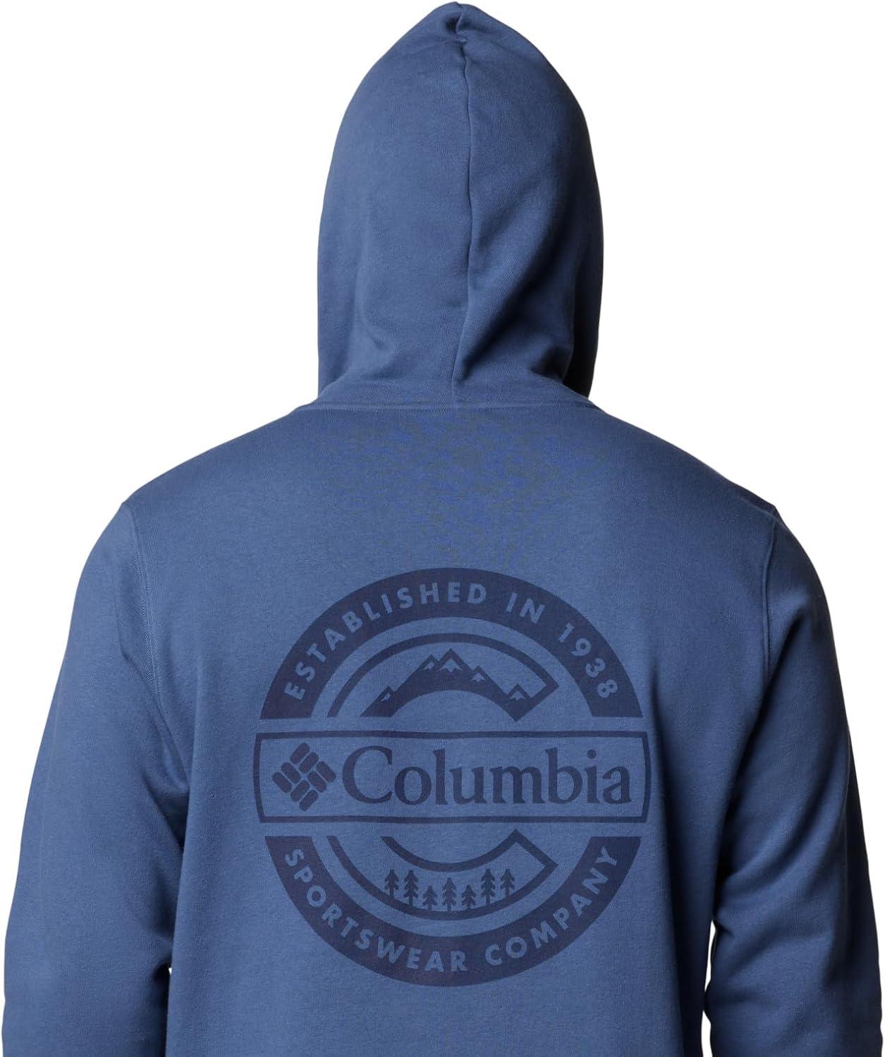 imageColumbia mens Trek HoodieDark Mountain Button Badge