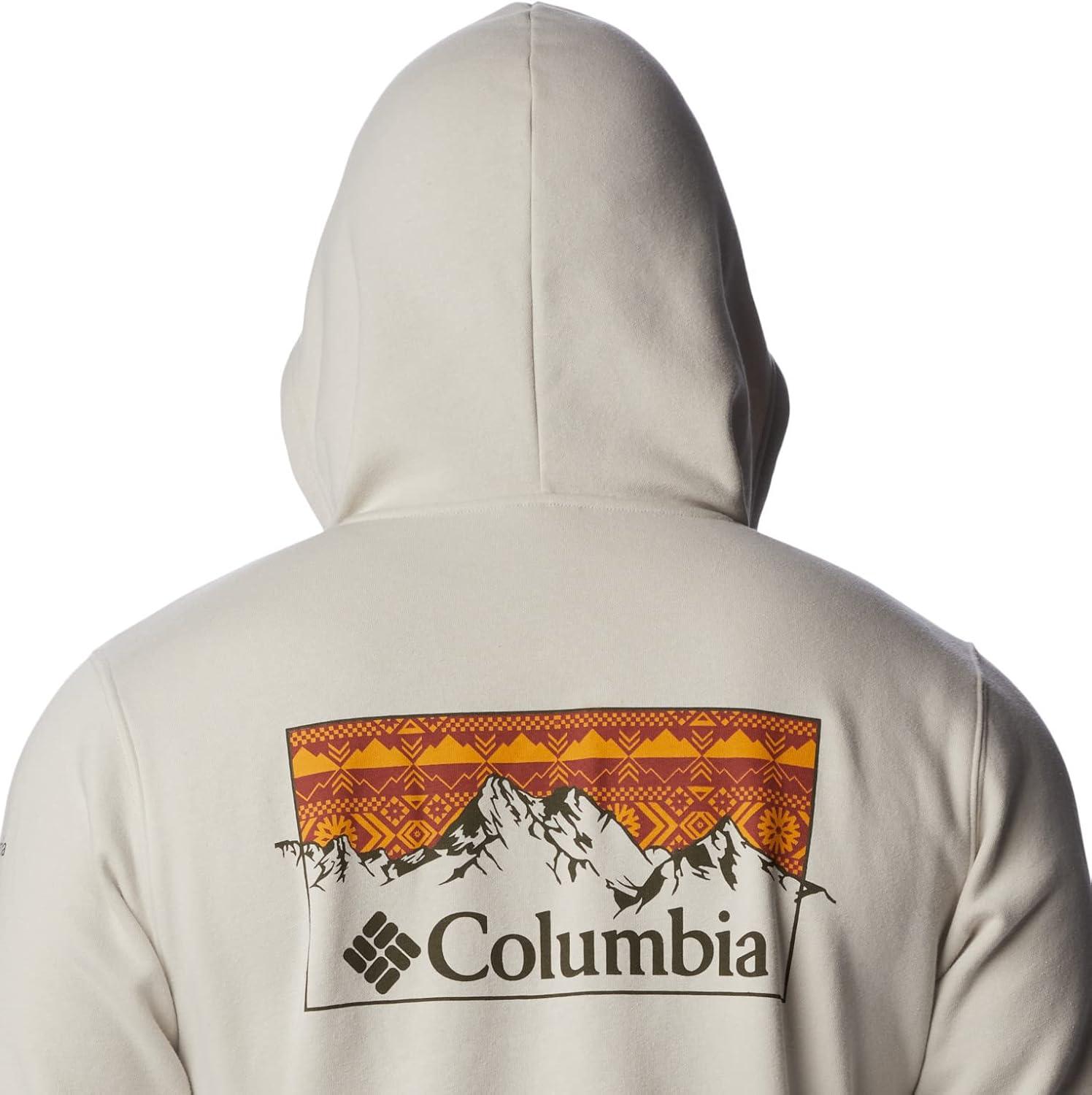 imageColumbia mens Trek HoodieDark Stone Checkered Range Graphic