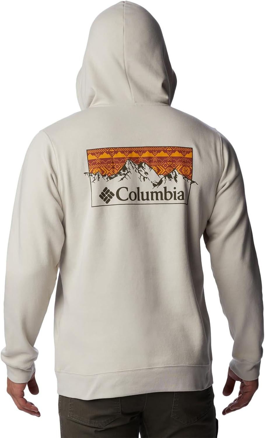 imageColumbia mens Trek HoodieDark Stone Checkered Range Graphic
