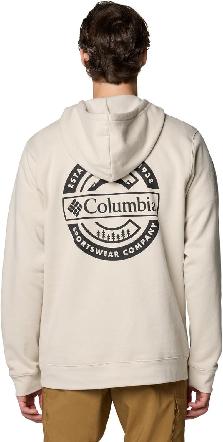 imageColumbia mens Trek HoodieDark StoneButton Badge