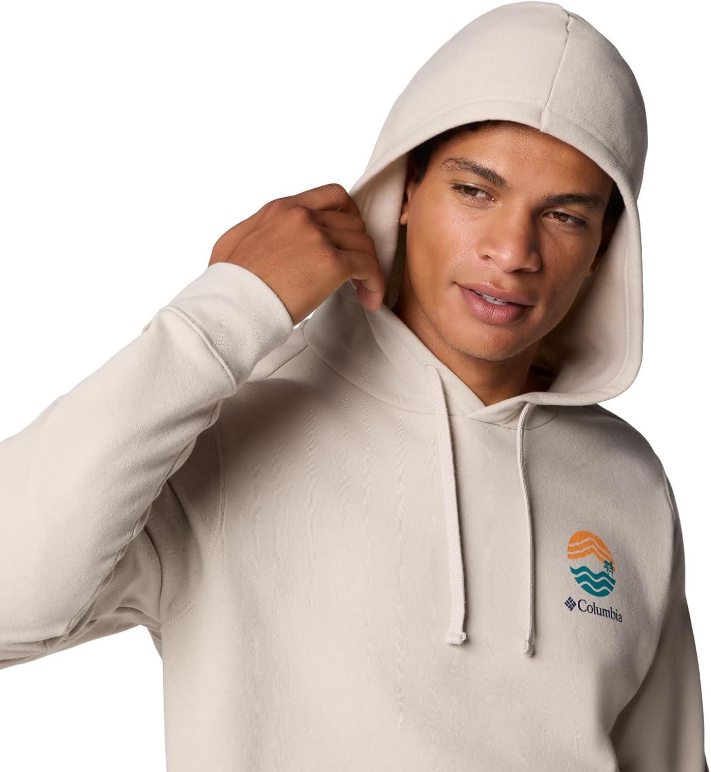 imageColumbia mens Trek HoodieDark StoneCircular Linescape