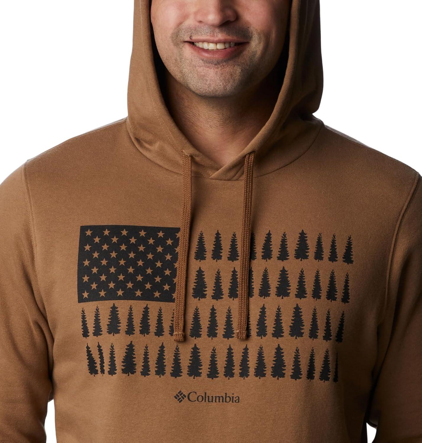 imageColumbia mens Trek HoodieDelta Treeline Flag Graphic
