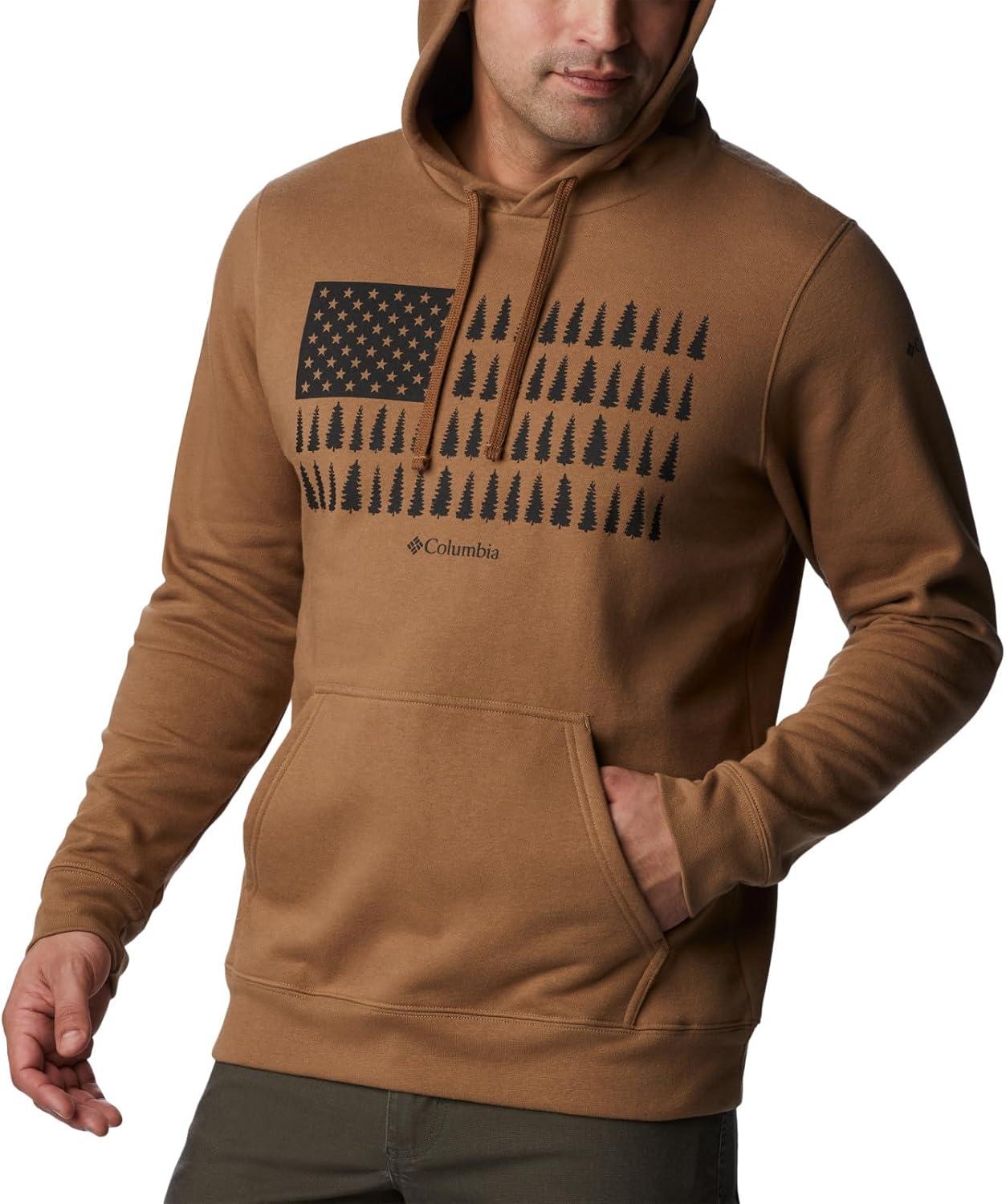 imageColumbia mens Trek HoodieDelta Treeline Flag Graphic