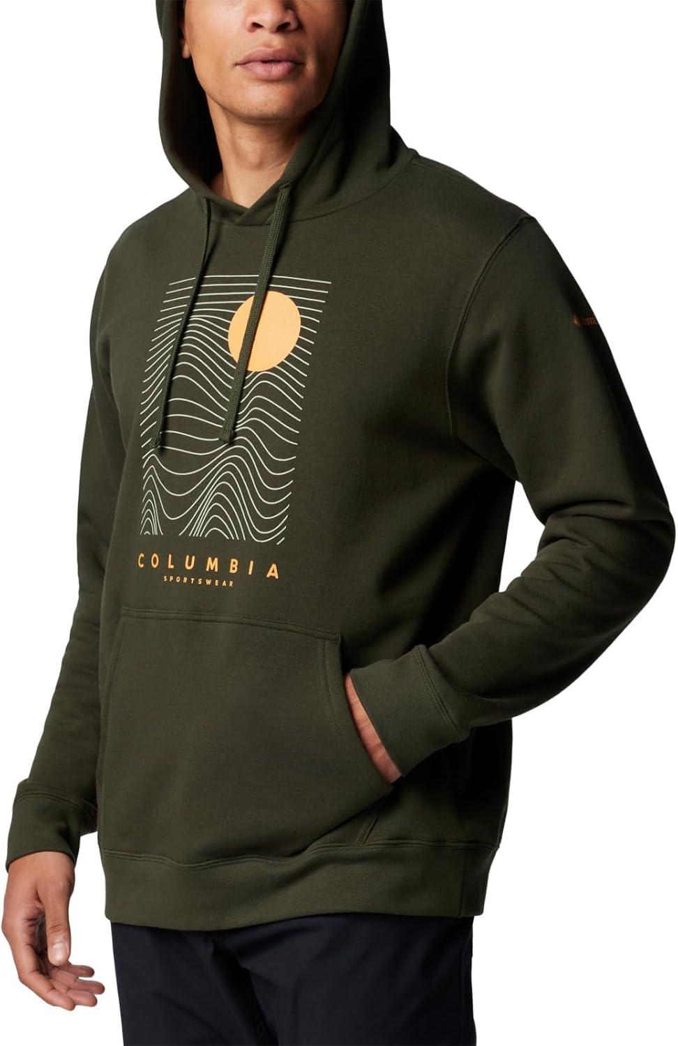 imageColumbia mens Trek HoodieGreenscapeLinear Drifts