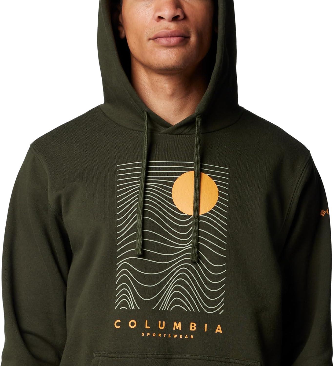 imageColumbia mens Trek HoodieGreenscapeLinear Drifts