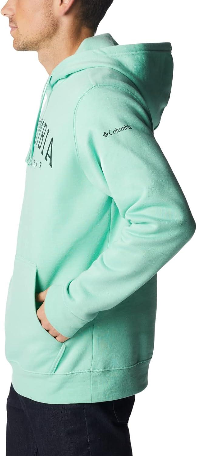 imageColumbia mens Trek HoodieKelp HeatherCsc Arched Brand Logo