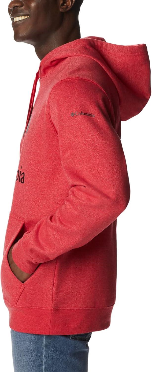 imageColumbia mens Trek HoodieMountain Red HeatherCsc Stacked Logo