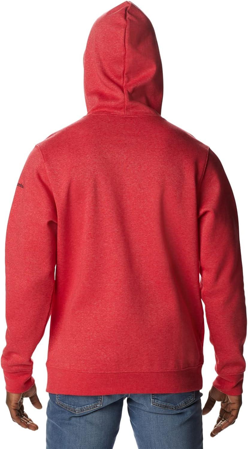imageColumbia mens Trek HoodieMountain Red HeatherCsc Stacked Logo