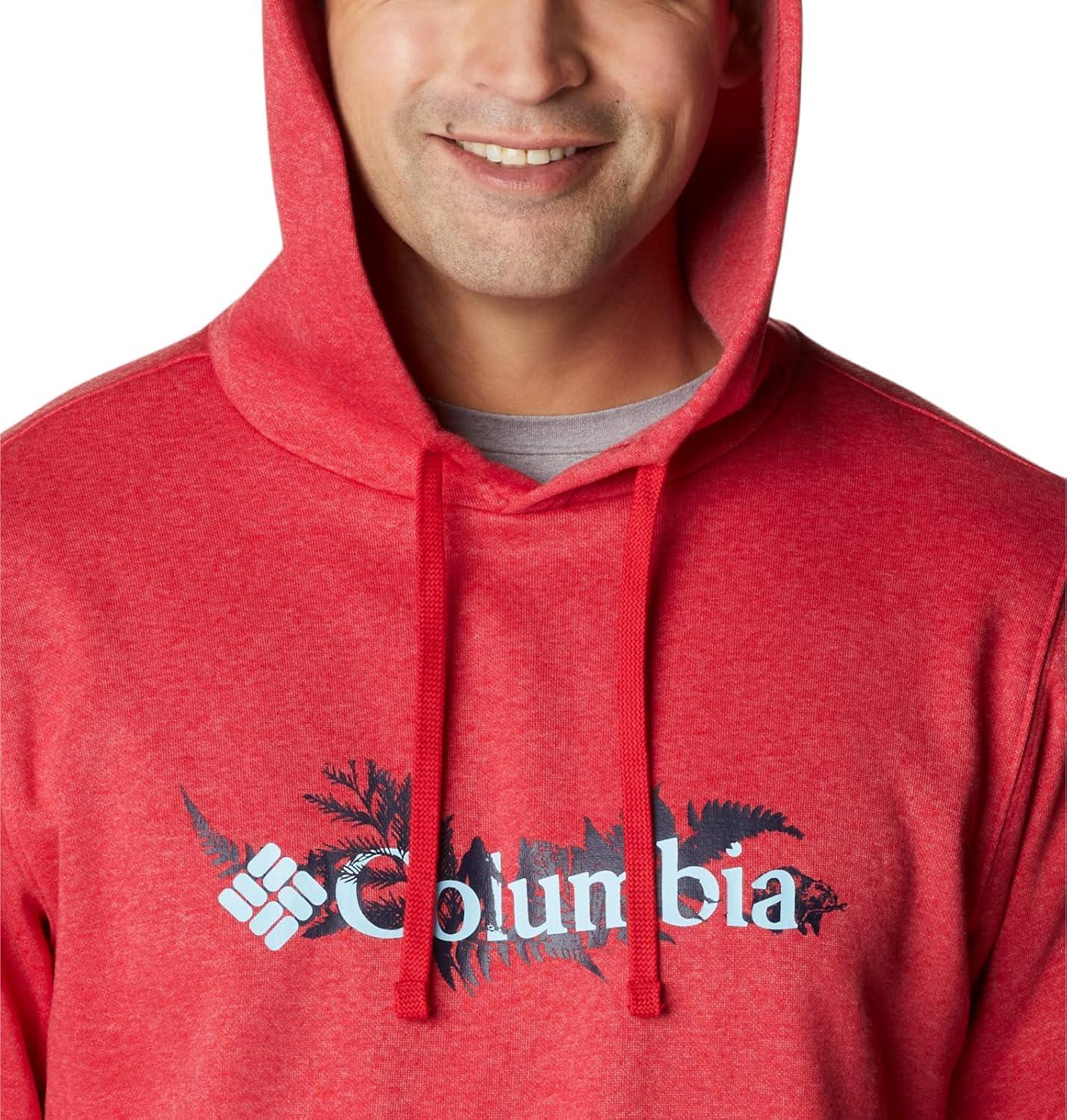 imageColumbia mens Trek HoodieMountain Red HeatherNorthwoods Brand