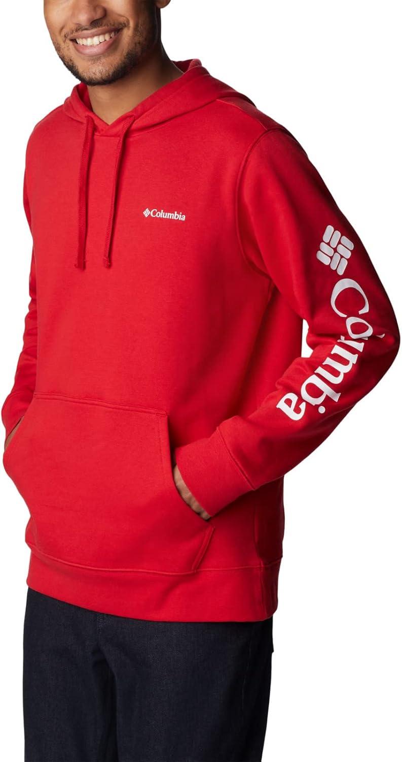 imageColumbia mens Trek HoodieMountain RedCsc Sleeve Logo
