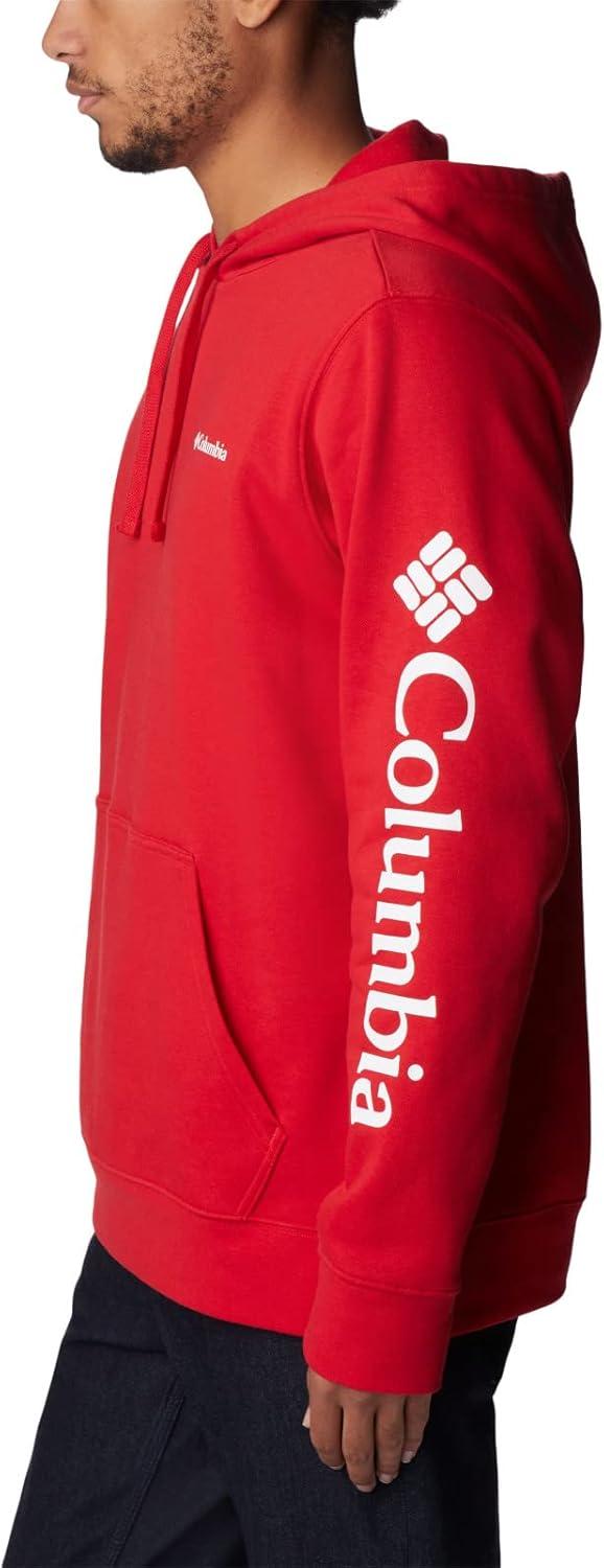 imageColumbia mens Trek HoodieMountain RedCsc Sleeve Logo