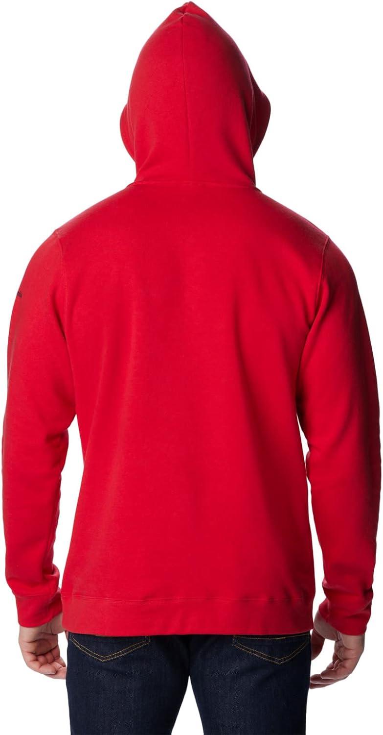imageColumbia mens Trek HoodieMountain RedTreestriped Flag