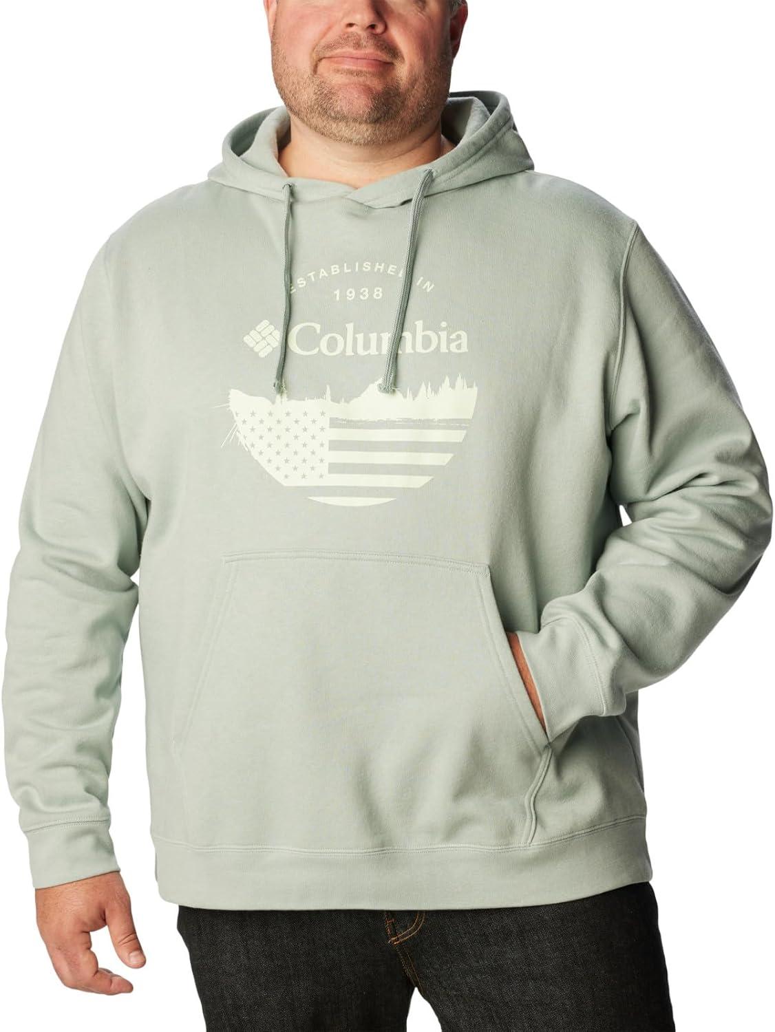 imageColumbia mens Trek HoodieNiagaraFun With Flags Graphic