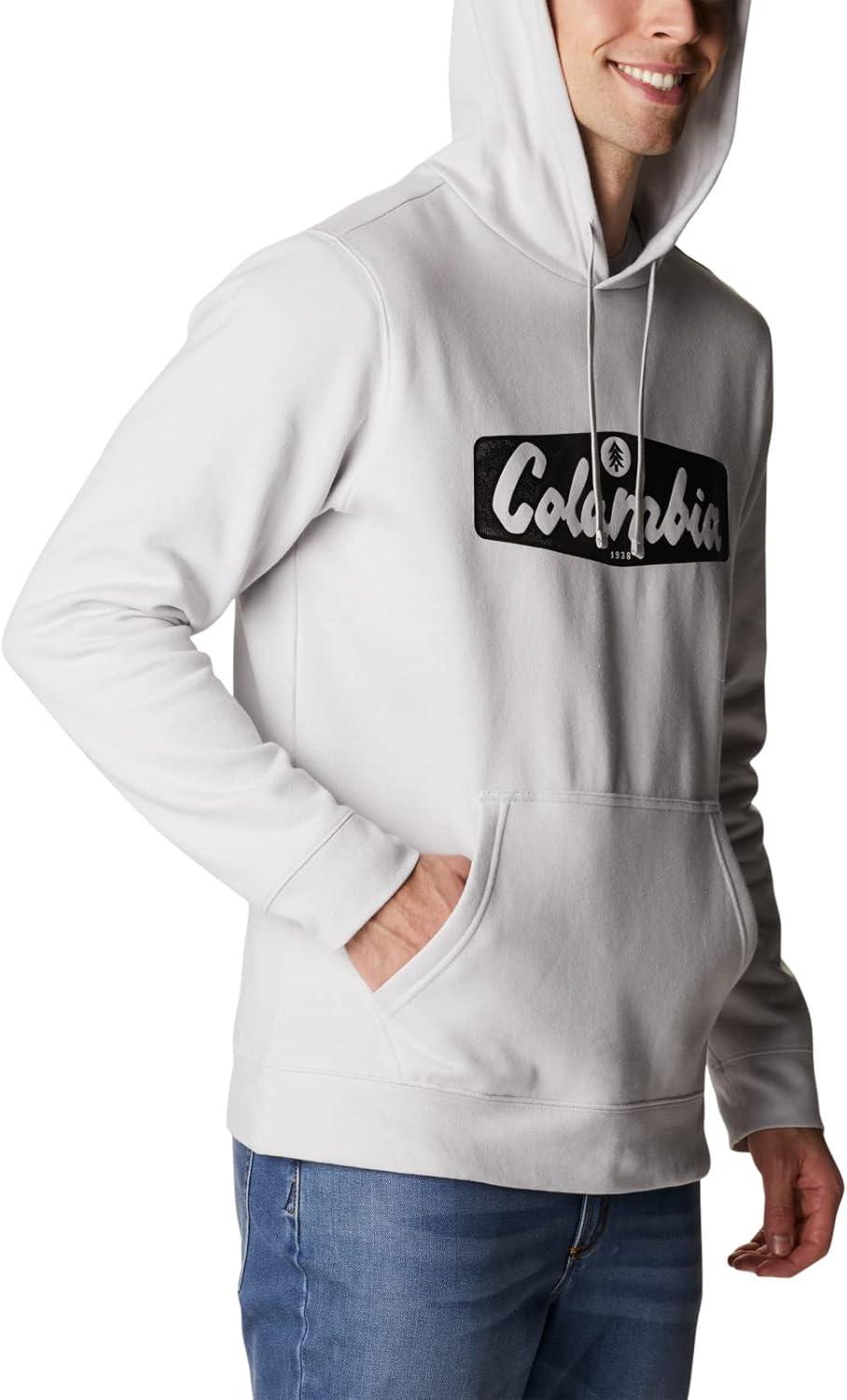 imageColumbia mens Trek HoodieNimbus GreyHex Script