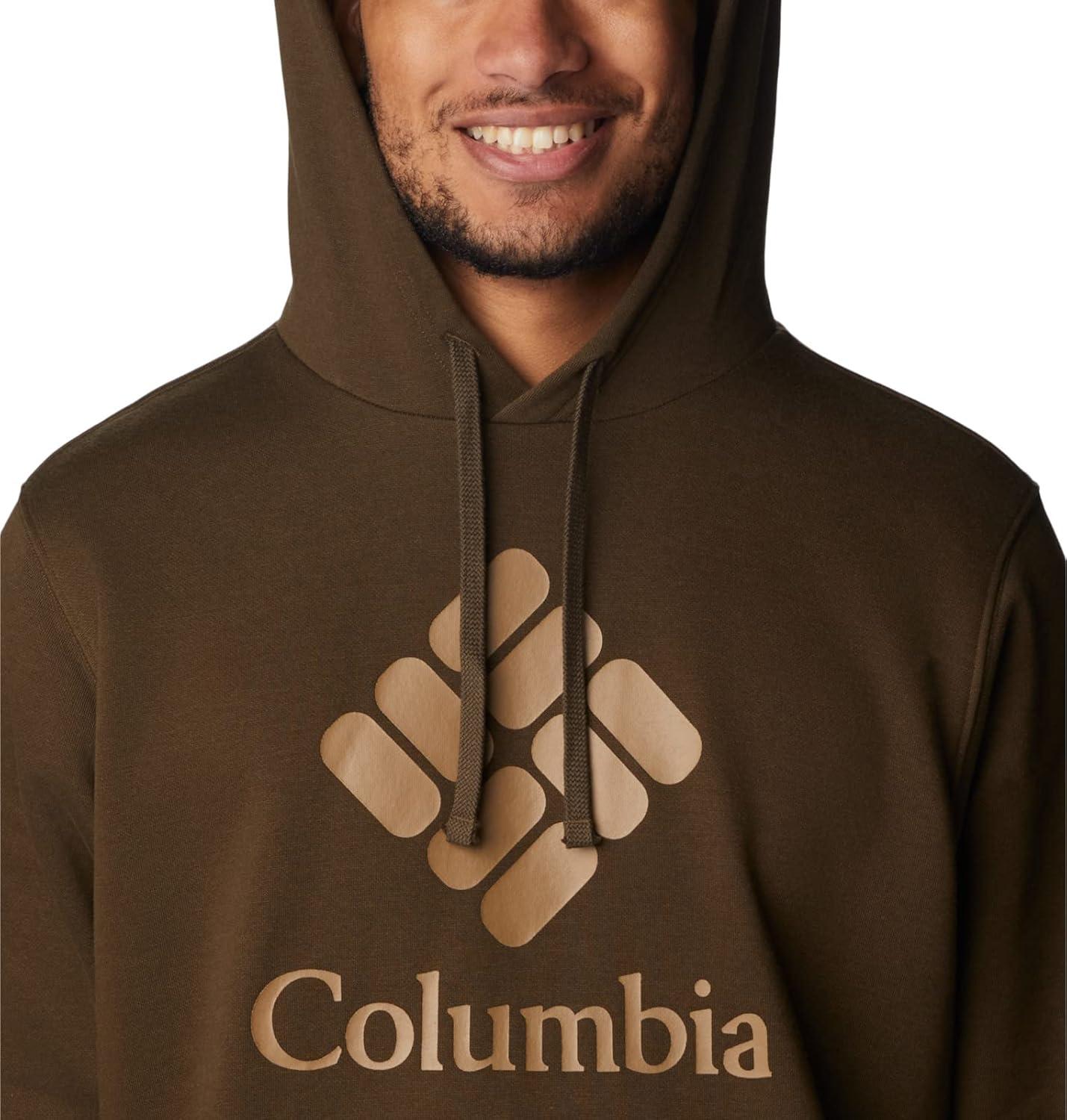 imageColumbia mens Trek HoodieOlive GreenCsc Stacked Graphic