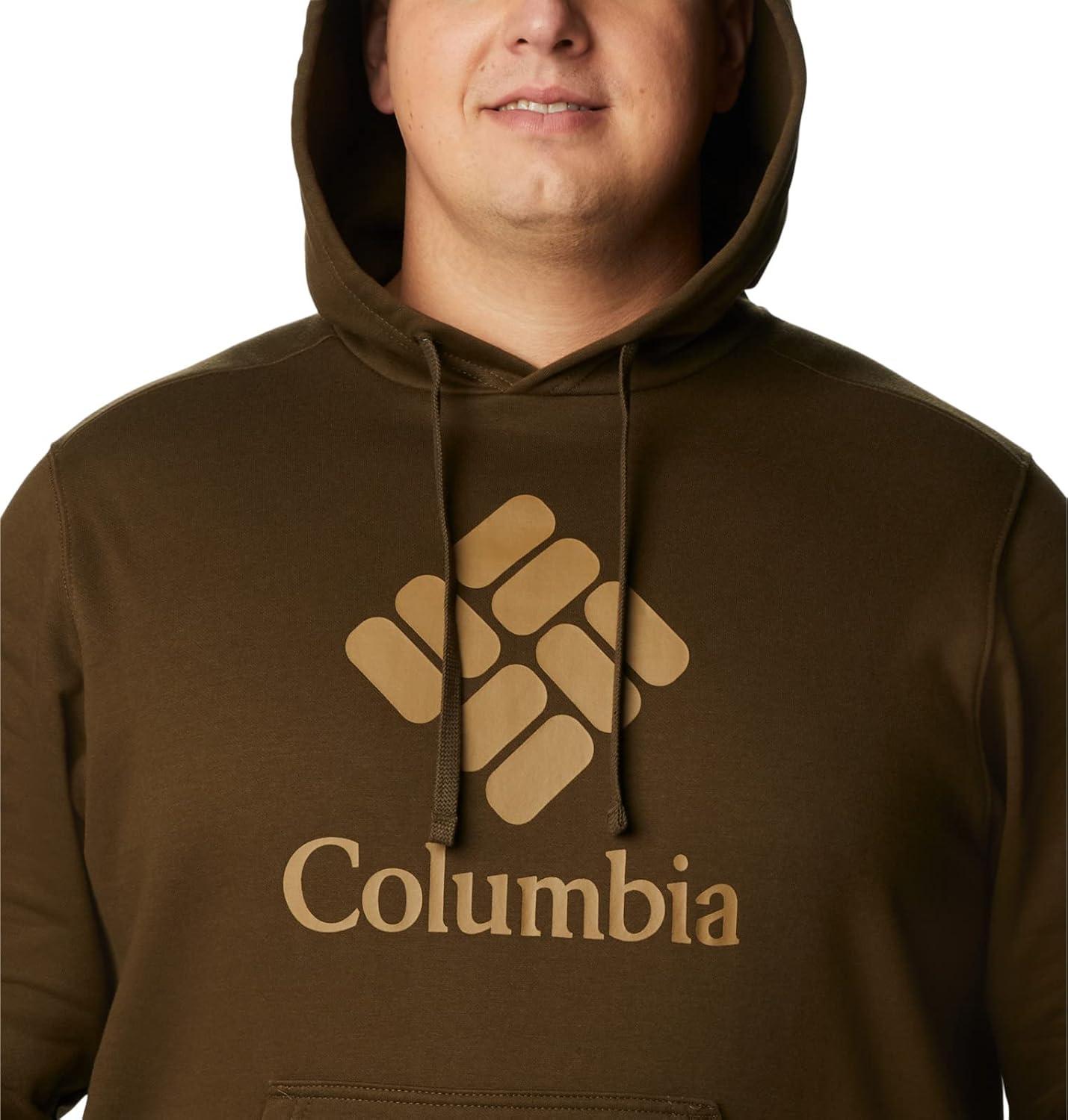 imageColumbia mens Trek HoodieOlive GreenCsc Stacked Graphic