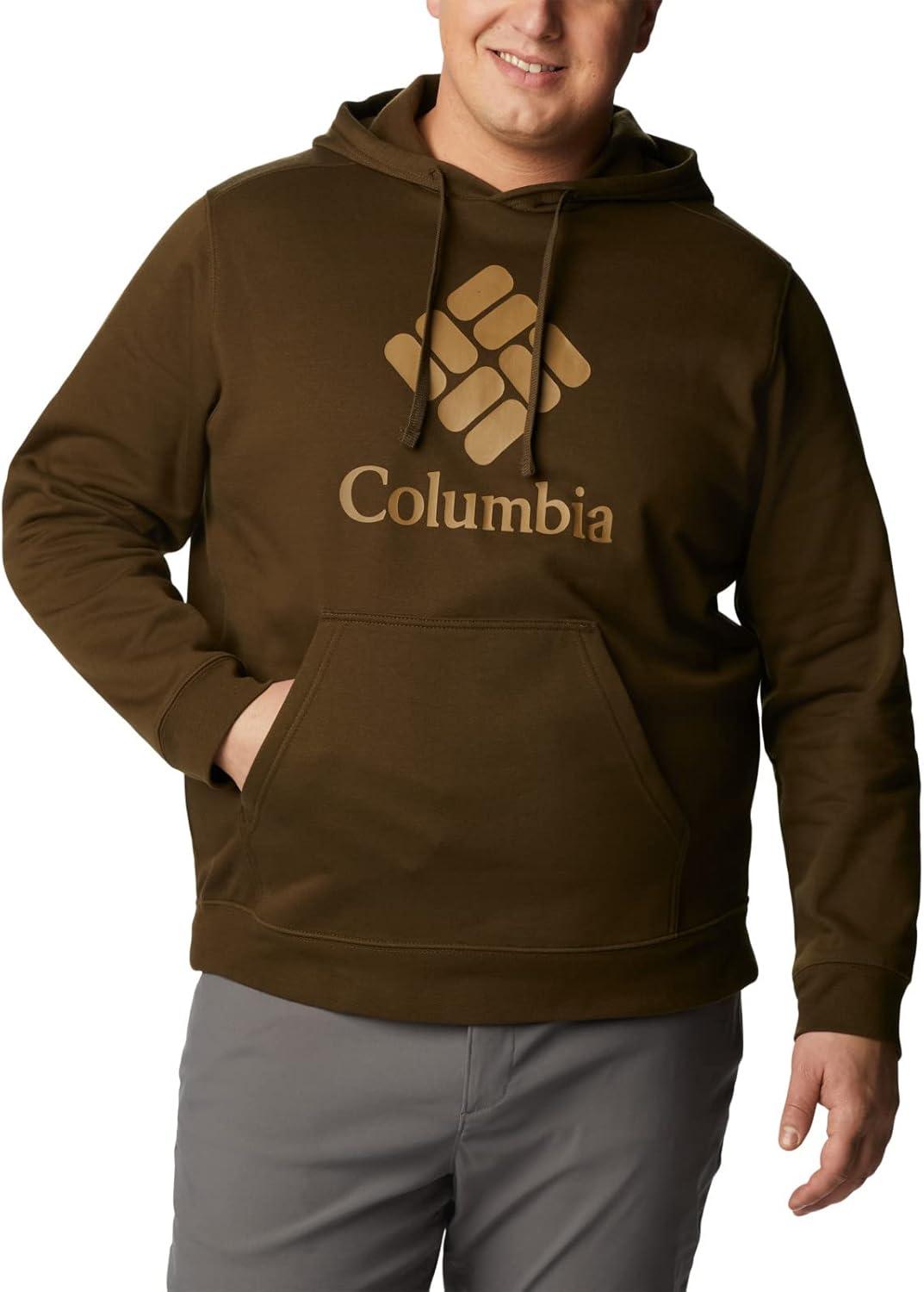 imageColumbia mens Trek HoodieOlive GreenCsc Stacked Graphic