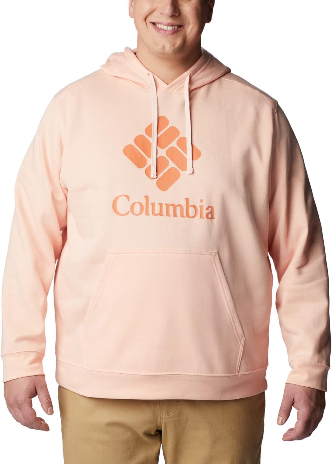 imageColumbia mens Trek HoodiePeach BlossomCsc Stacked Graphic