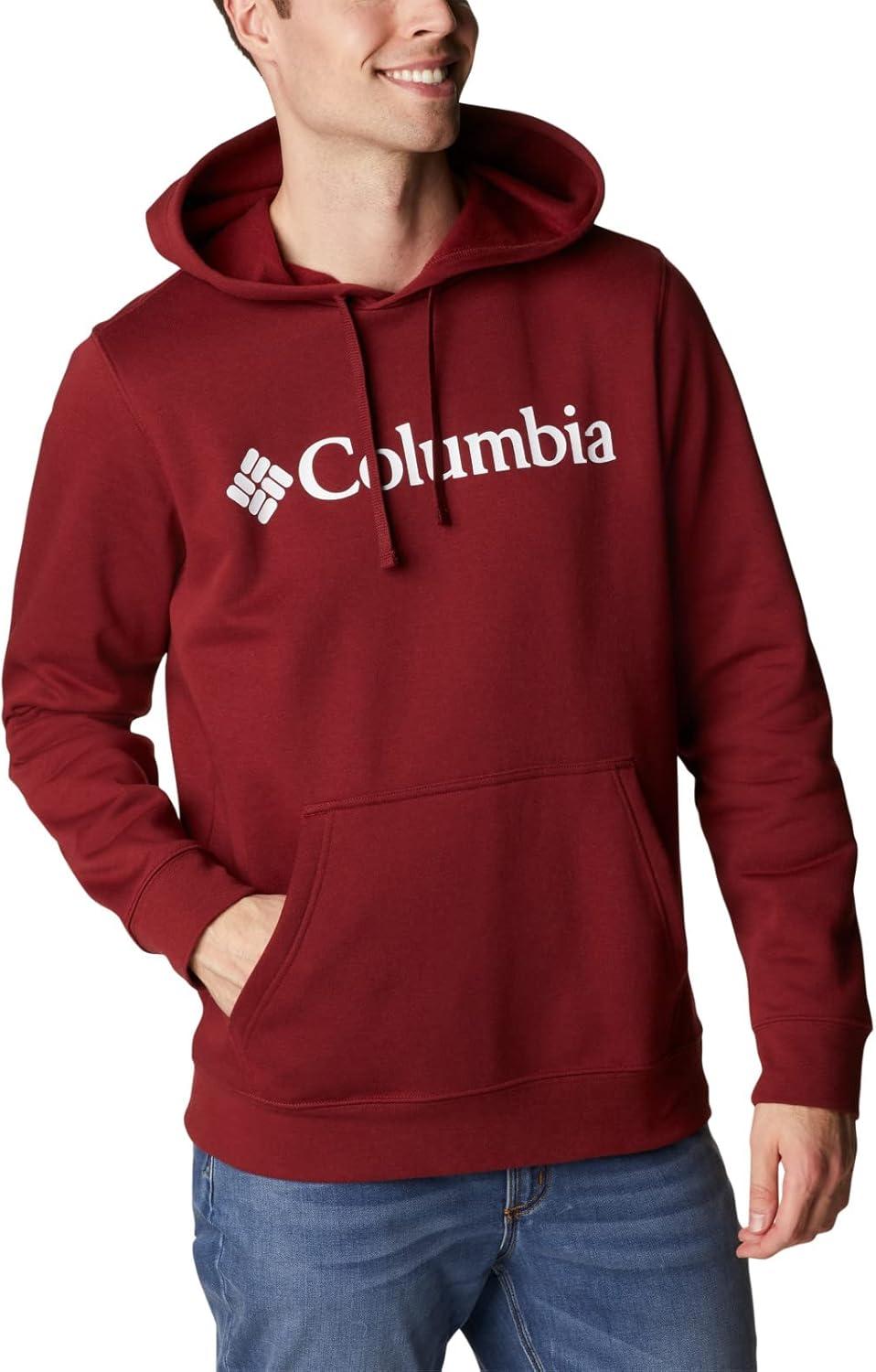 imageColumbia mens Trek HoodieRed JasperCsc Branded Logo