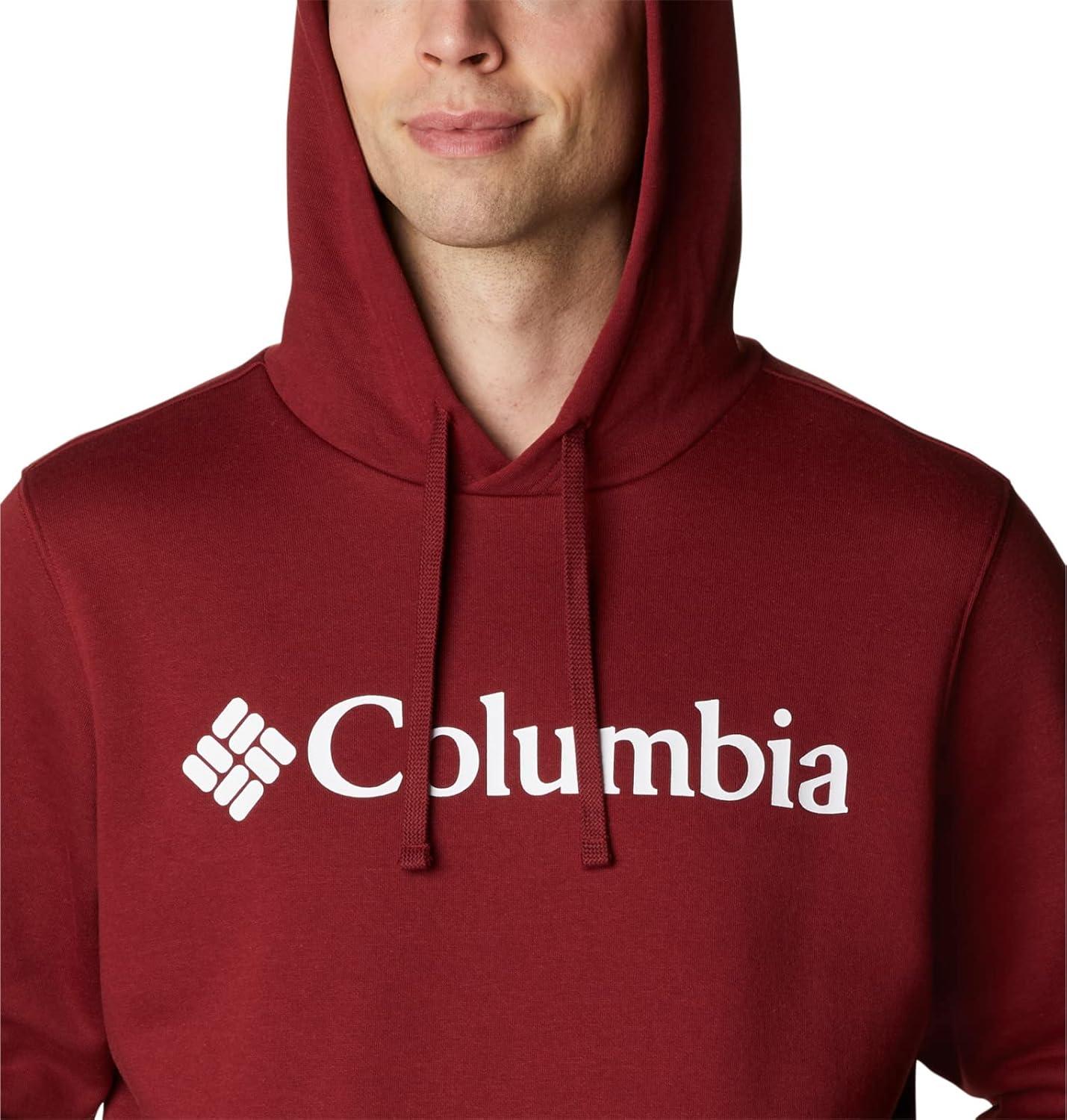 imageColumbia mens Trek HoodieRed JasperCsc Branded Logo
