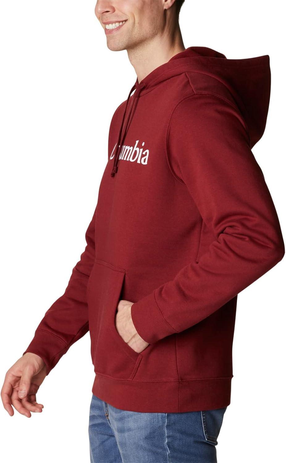 imageColumbia mens Trek HoodieRed JasperCsc Branded Logo