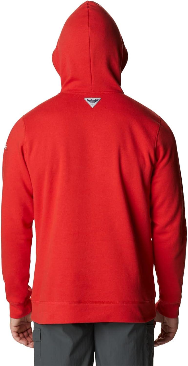 imageColumbia mens Trek HoodieRed Spark Fish Tree Graphic