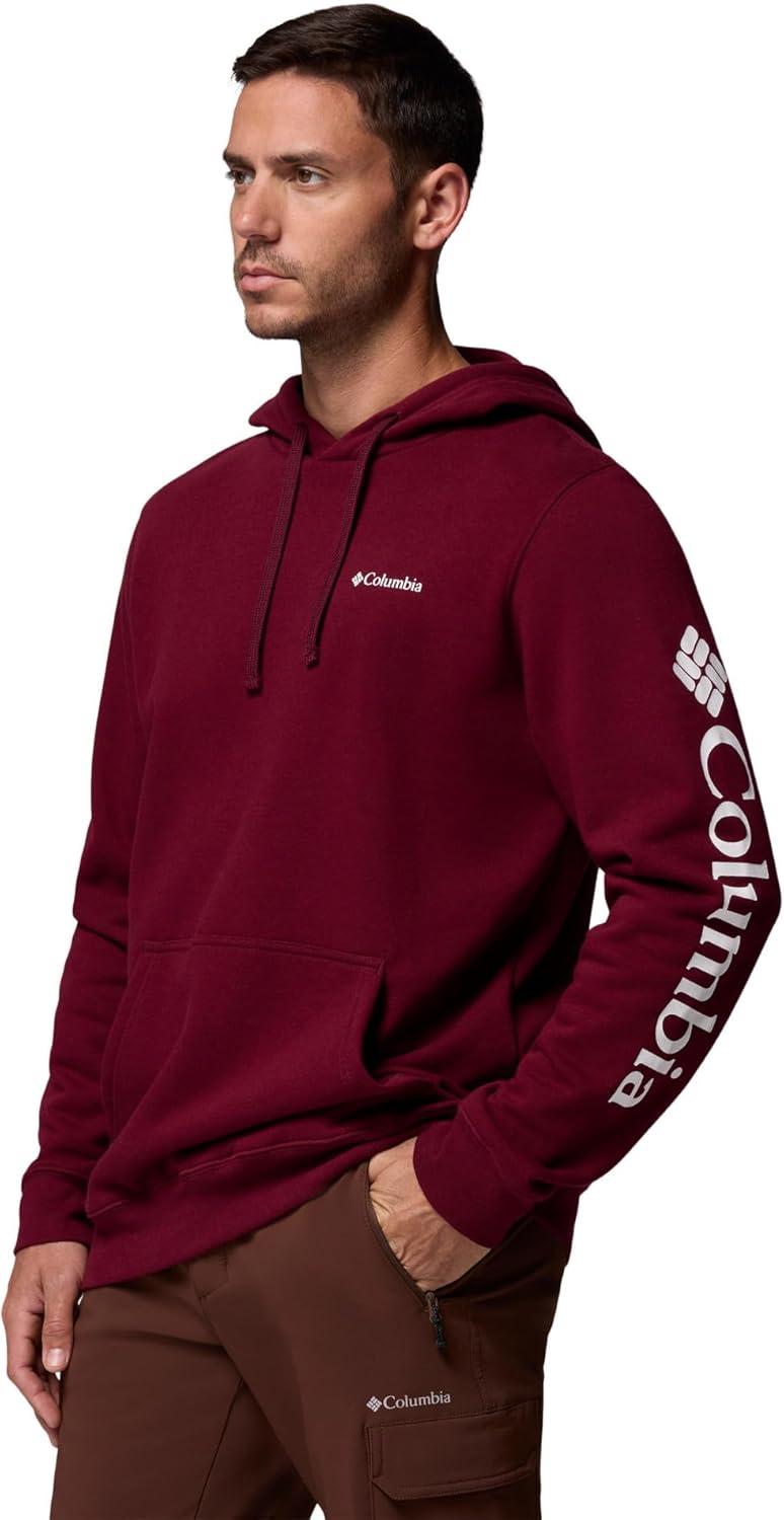 imageColumbia mens Trek HoodieRich WineCsc Sleeve Logo