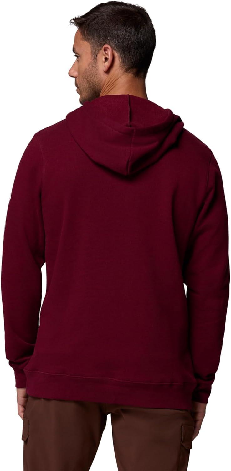 imageColumbia mens Trek HoodieRich WineCsc Sleeve Logo