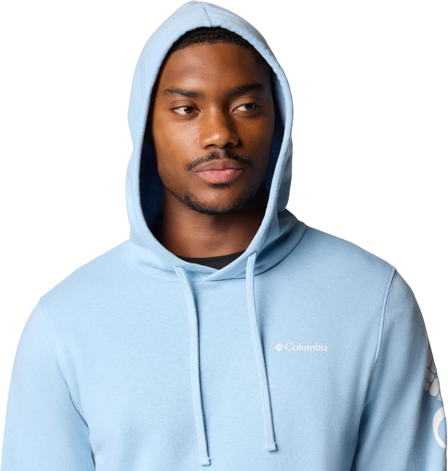 imageColumbia mens Trek HoodieRipple BlueCsc Sleeve Logo