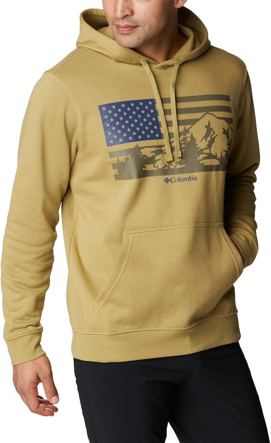 imageColumbia mens Trek HoodieSavoryUs Hood Flag