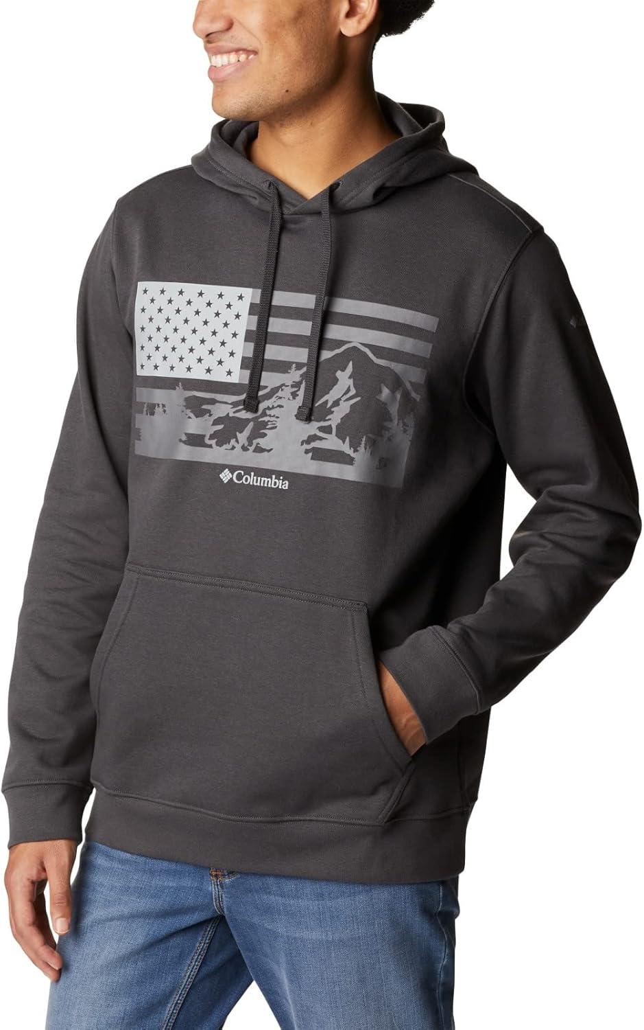 imageColumbia mens Trek HoodieSharkUs Hood Flag