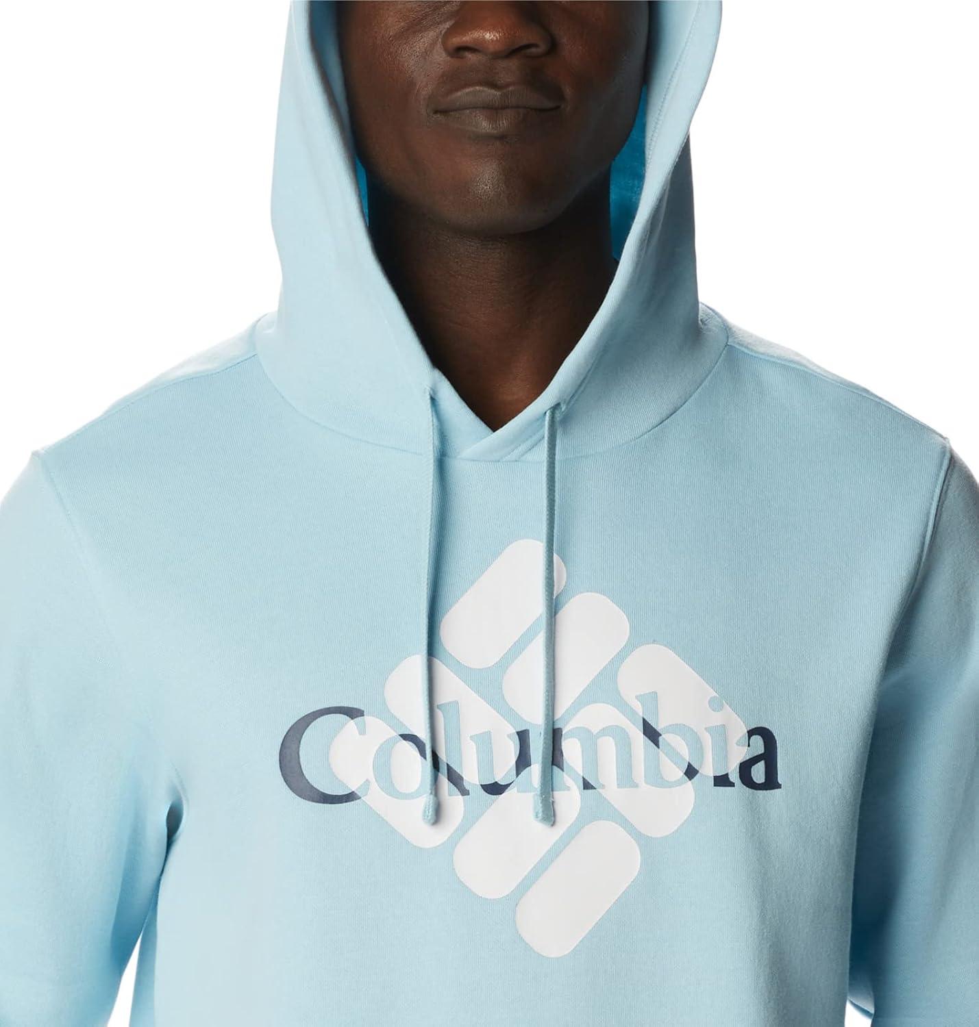 imageColumbia mens Trek HoodieSky BlueCentered Gem Logo